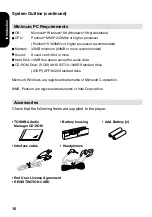 Preview for 10 page of Toshiba MEA110 Owner'S Manual