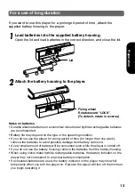 Preview for 13 page of Toshiba MEA110 Owner'S Manual