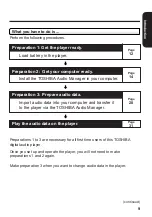 Preview for 9 page of Toshiba MEA210 Owner'S Manual