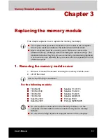 Preview for 9 page of Toshiba Memory Module Replacement Manual