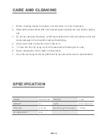 Предварительный просмотр 11 страницы Toshiba MG12GQN-BS Instruction