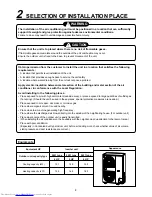 Предварительный просмотр 7 страницы Toshiba MiNi-SMMS Installation Manual