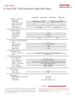 Предварительный просмотр 2 страницы Toshiba MK1001TRKB Specifications