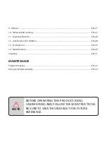 Preview for 3 page of Toshiba ML-EM34P Instruction Manual