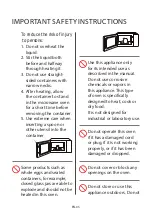 Preview for 8 page of Toshiba ML-EM34P Instruction Manual