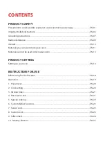 Preview for 2 page of Toshiba ML-EM45P Instruction Manual