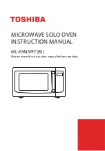 Preview for 1 page of Toshiba ML-EM45PIT Instruction Manual