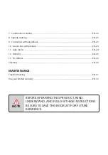 Preview for 3 page of Toshiba ML2-EC09SAIT Instruction Manual