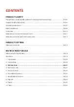 Предварительный просмотр 2 страницы Toshiba ML2-EM09PA(BS) Instruction Manual