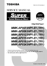 Предварительный просмотр 1 страницы Toshiba MMK-AP0073HP1-E1 Service Manual