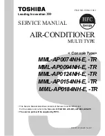 Предварительный просмотр 1 страницы Toshiba MML-AP0074NH-E Service Manual