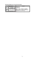 Preview for 5 page of Toshiba MMW-AP0271LQ-E Service Manual