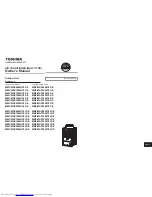 Toshiba MMY-MAP0806HT8JP-E Owner'S Manual preview