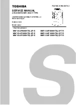 Preview for 1 page of Toshiba MMY-SAP0806HT8JP-E Service Manual