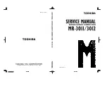 Preview for 120 page of Toshiba MR-3011 Service Manual