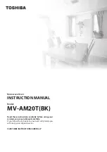 Toshiba MV-AM20T(BK) Instruction Manual preview