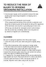 Preview for 10 page of Toshiba MV-AM20T(BK) Instruction Manual