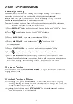 Preview for 22 page of Toshiba MV-AM20T(BK) Instruction Manual