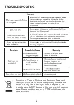 Preview for 24 page of Toshiba MV-AM20T(BK) Instruction Manual