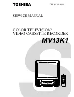 Предварительный просмотр 2 страницы Toshiba MV13K1 Service Manual