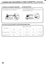 Preview for 36 page of Toshiba MV13K2 Owner'S Manual