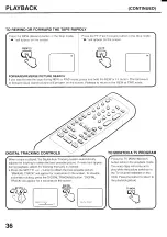 Preview for 38 page of Toshiba MV13K2 Owner'S Manual