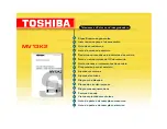 Preview for 1 page of Toshiba MV13K2 Service Manual