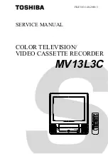 Toshiba MV13L3C Service Manual preview