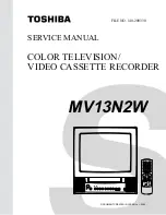 Toshiba MV13N2/W Service Manual preview