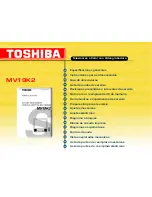 Preview for 1 page of Toshiba MV19K1 Service Manual