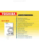 Toshiba MV19K2 Service Manual preview