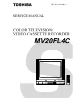 Toshiba MV20FL4C Service Manual preview