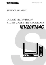 Toshiba MV20FM4C Service Manual preview