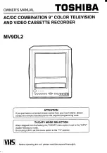 Toshiba MV9DL2 Owner'S Manual preview