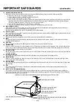 Предварительный просмотр 5 страницы Toshiba MW 20FM1 Service Manual