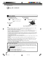 Preview for 58 page of Toshiba MW 26G71 Owner'S Manual