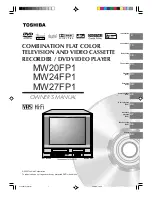 Toshiba MW 27FP1 Owner'S Manual предпросмотр