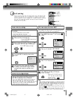 Предварительный просмотр 19 страницы Toshiba MW 27FP1 Owner'S Manual