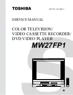 Toshiba MW 27FP1 Service Manual предпросмотр