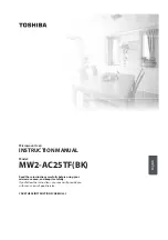 Preview for 1 page of Toshiba MW2-AC25TF(BK) Instruction Manual