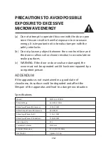 Preview for 4 page of Toshiba MW2-AC25TF(BK) Instruction Manual