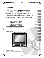 Toshiba MW20F12 Owner'S Manual preview