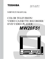 Toshiba MW20F51 Service Manual предпросмотр