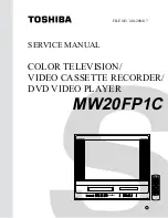 Preview for 1 page of Toshiba MW20FP1C Service Manual