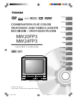 Toshiba MW20FP3 Owner'S Manual preview