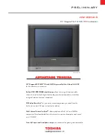 Preview for 1 page of Toshiba MW20H63 Specifications