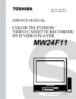 Toshiba MW24F11 Service Manual предпросмотр