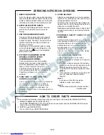 Предварительный просмотр 3 страницы Toshiba MW27FN1 Service Manual