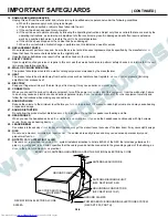 Предварительный просмотр 5 страницы Toshiba MW27FN1 Service Manual