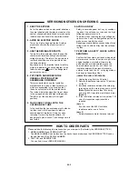 Preview for 4 page of Toshiba MW27H62 Service Manual